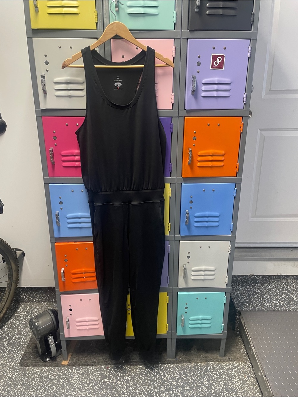 Sweaty Betty Black Sleeveless Jumpsuit - ComfortFit